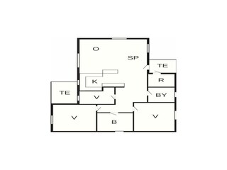 Casa de vacaciones Nesbyen Plano de planta 16