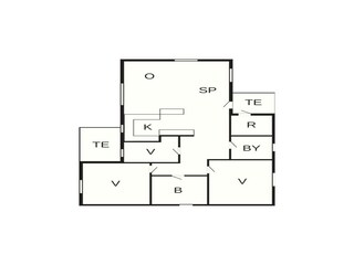 Vakantiehuis Nesbyen Grondplan 16