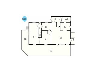 Casa de vacaciones Tustna Plano de planta 5
