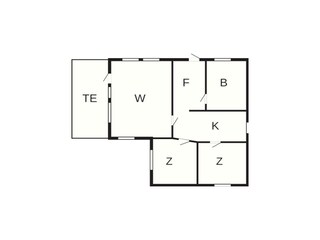 Vakantiehuis Olden Grondplan 21