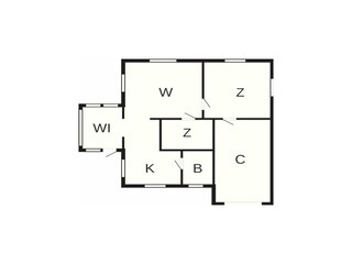 Vakantiehuis Dalshult Grondplan 28