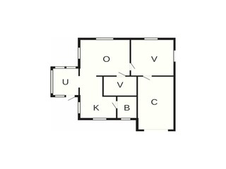 Vakantiehuis Dalshult Grondplan 19