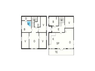 Casa de vacaciones Belland Plano de planta 3