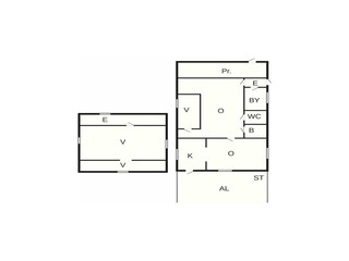 Casa de vacaciones Oksvoll Plano de planta 4