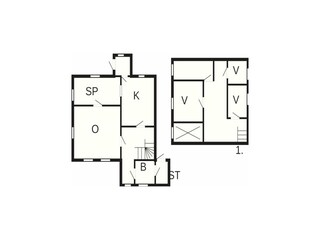 Casa de vacaciones Eide Plano de planta 28