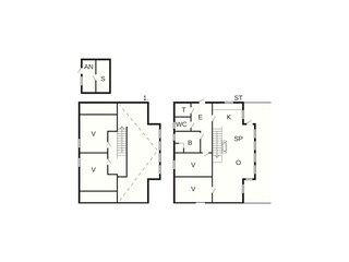 Casa per le vacanze Eide Pianta del piano 46