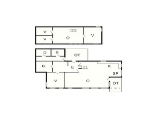 Vakantiehuis Hjelmeland Grondplan 10