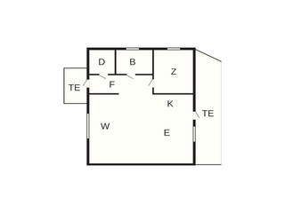 Vakantiehuis Henningsvær Grondplan 3