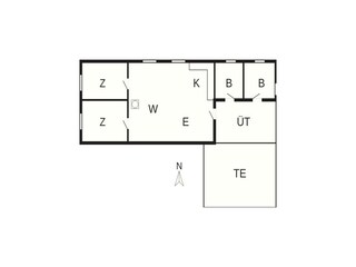 Casa de vacaciones Belland Plano de planta 6