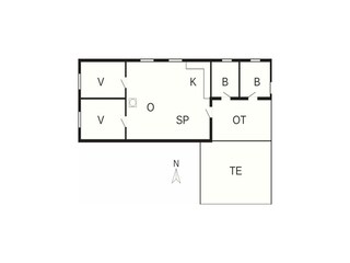 Vakantiehuis Belland Grondplan 24