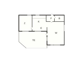 Vakantiehuis Øydegard Grondplan 11