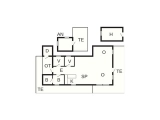 Holiday house Sundlandet Floor Plan 65