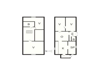 Vakantiehuis Upphärad Grondplan 17