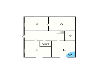 Vakantiehuis Ellös Grondplan 25