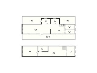 Casa de vacaciones Oksvoll Plano de planta 68