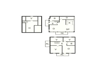 Casa per le vacanze Nedstrand Pianta del piano 22