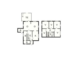 Casa de vacaciones Syvde Plano de planta 17