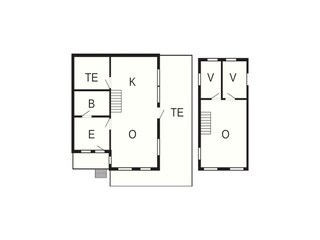 Vakantiehuis Nordlenangen Grondplan 20