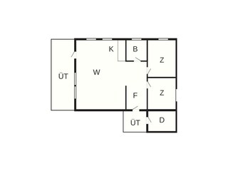 Holiday house Bæverfjord Floor Plan 6