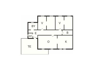 Casa per le vacanze Bøvågen Pianta del piano 63