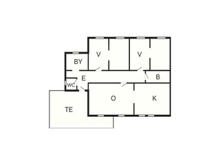 Ferienhaus Bøvågen Grundriss 63