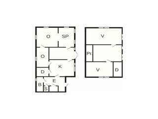 Vakantiehuis Ambjörnarp Grondplan 8