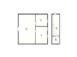 Vakantiehuis Havstenssund Grondplan 23