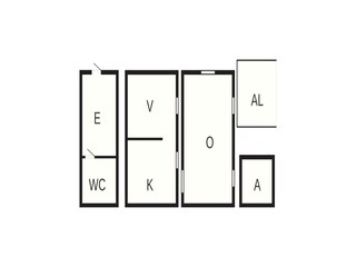 Vakantiehuis Varekil Grondplan 43