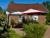 Haus Sonnenblume Außenansicht mit Terrasse