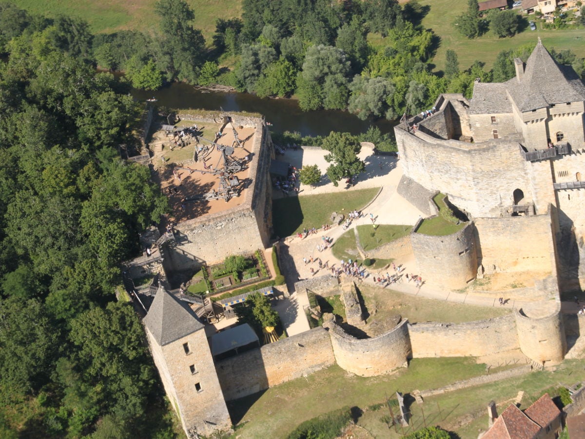 Luftaufnahme von Castelnaud