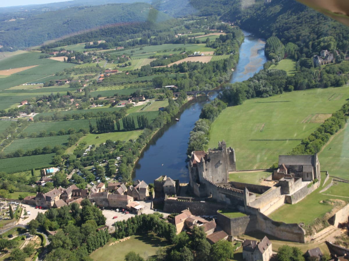 Beynac aus der Luft