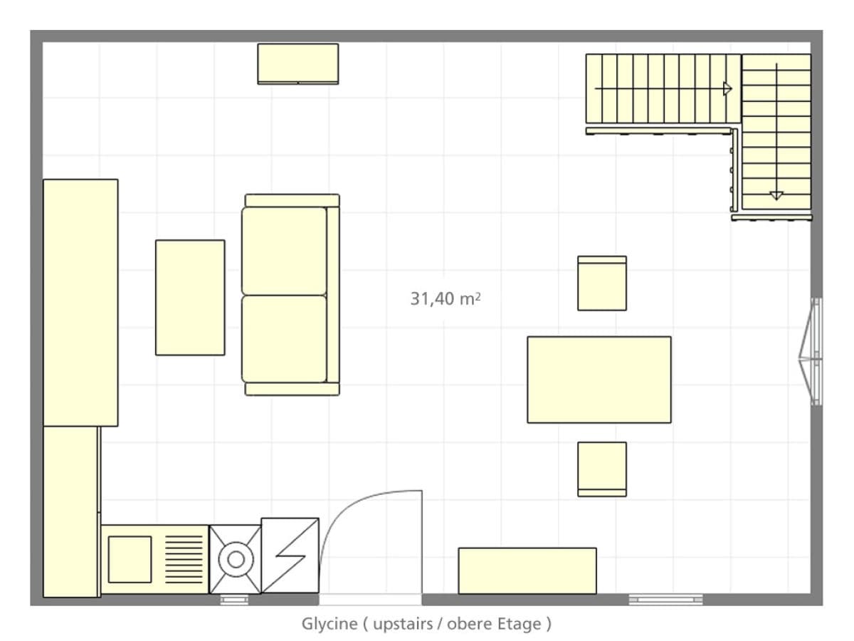 Grundriss (obere Etage)