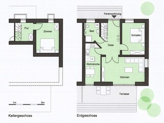 Vakantieappartement Klein Wittensee Grondplan 18