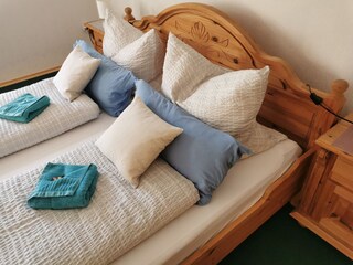 gemütliches Bett