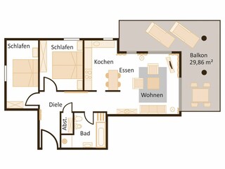 Appartement de vacances Sassnitz Plan d'étage 15
