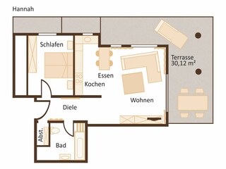 Apartamento de vacaciones Sassnitz Plano de planta 16