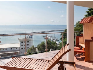 Balkon mit herrlichem Meerblick