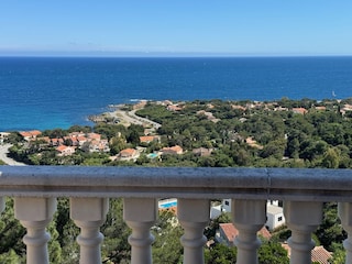 and the view here