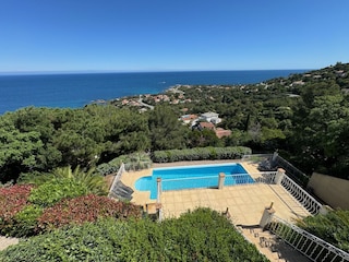 pool and sea