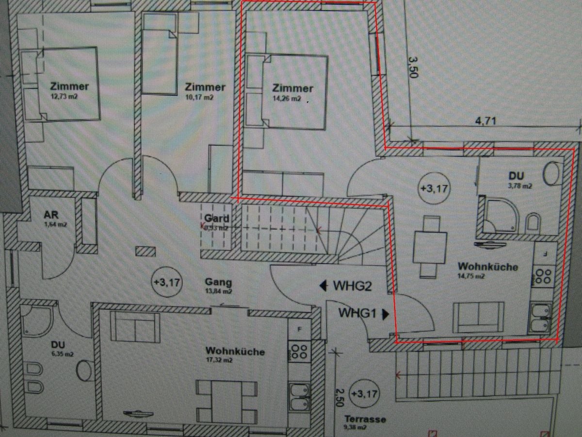 Ferienwohnung Kurtinig an der Weinstraße Grundriss 22