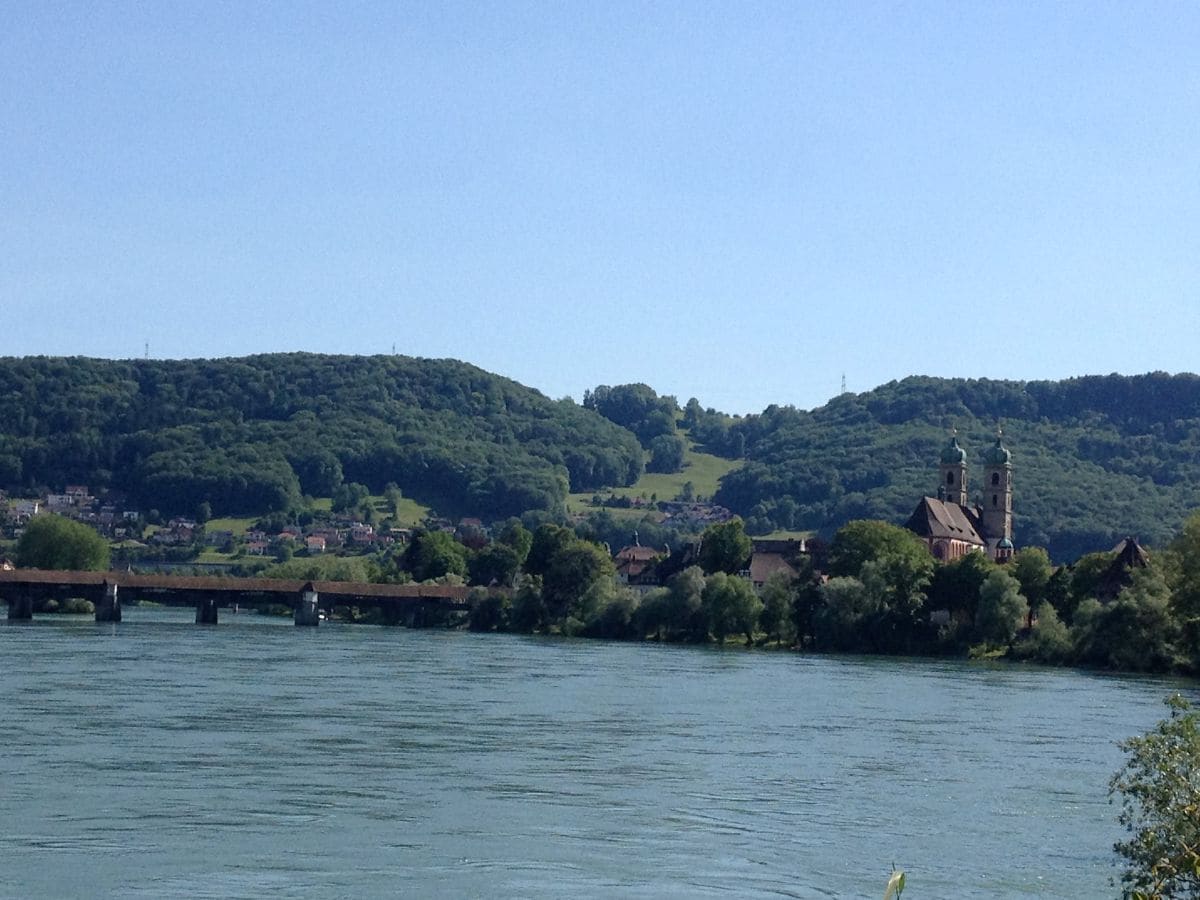 Mittelalterliche Rheinbrücke