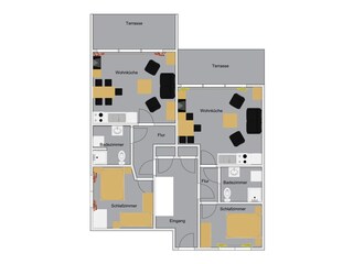 Appartamento per vacanze De Koog Caratteristiche 13