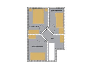 Appartamento per vacanze De Koog Pianta del piano 24