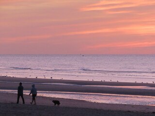 Sonnenuntergang in Koksijde
