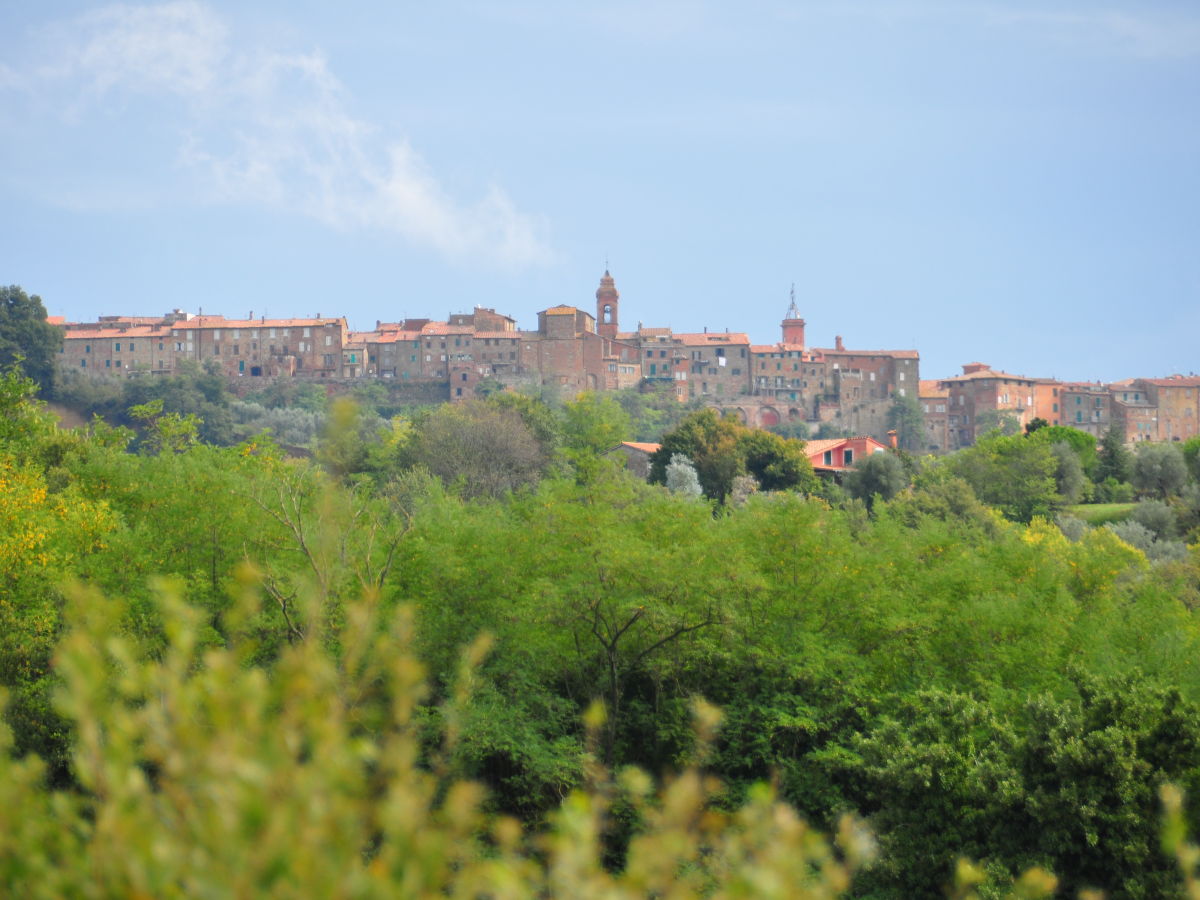 Aussicht vom Haus auf Monteleone