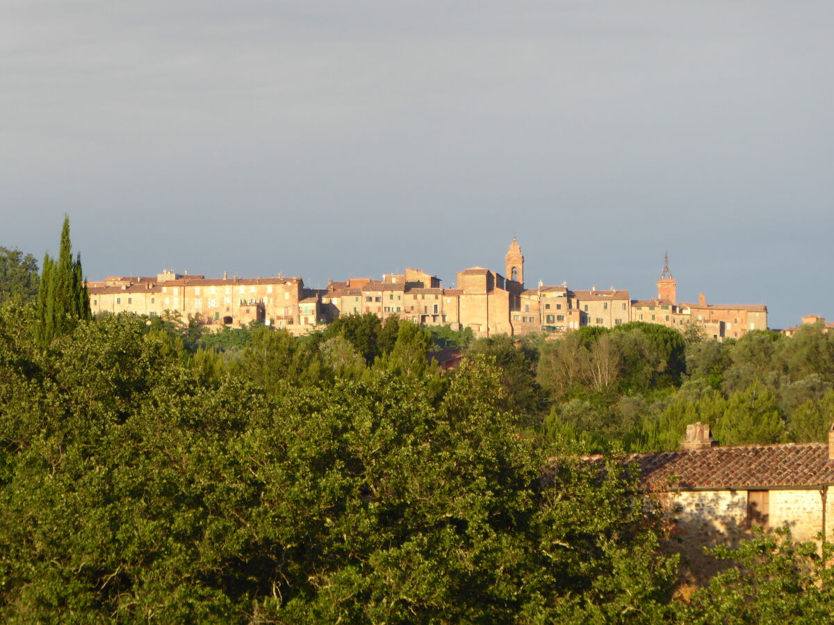 Blick auf Monteleone vom Haus