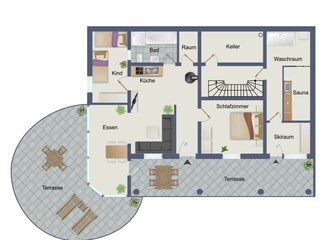 Appartamento per vacanze Heiligenblut Pianta del piano 21