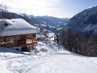 Westansicht Entenalm von der Skipiste