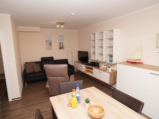 Wohn-Esszimmer Wohnung Sylt