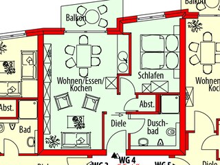 Grundriss WG 4 Sylt